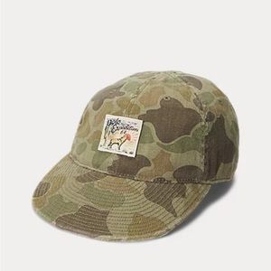 (NEW) Polo Ralph Lauren Camouflage herringbone cap
